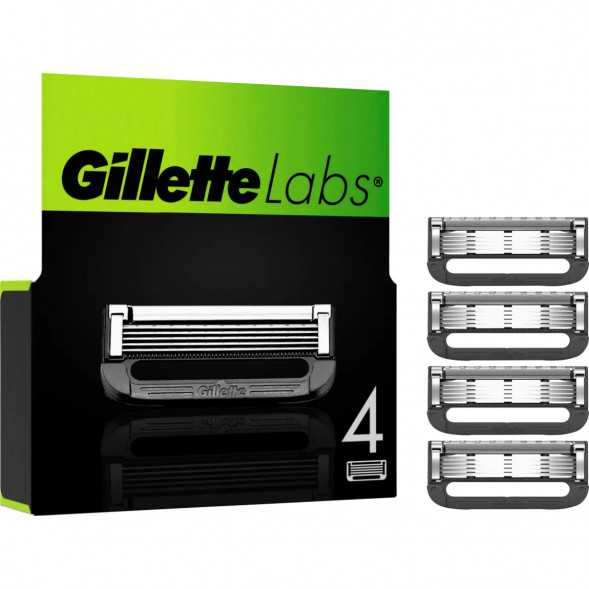 Лезвия для бритвы Gillette Labs, 4 шт. в Тольятти