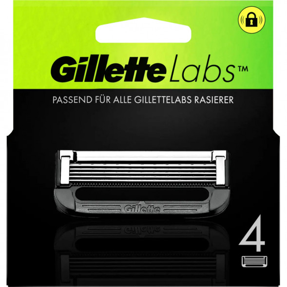 Лезвия для бритвы Gillette Labs, 4 шт. в Тольятти