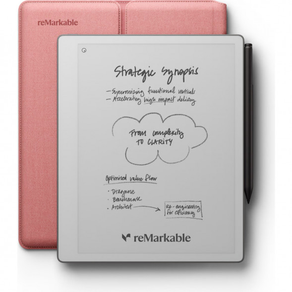 Графический планшет reMarkable Paper Pure+Marker Plus+Sleeve Folio, Desert Pink в Тольятти