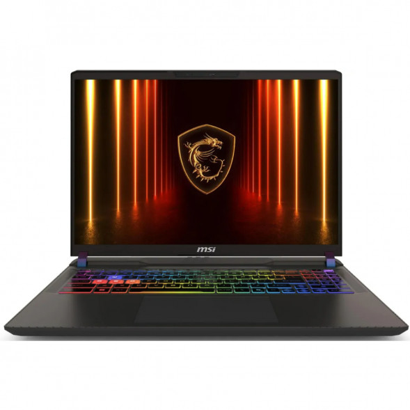 Ноутбук MSI Vector A16 HX A8WHG-033XRU (16&amp;quot;, IPS, AMD Ryzen 9 8940HX 2.4ГГц, 16-ядерный, 16ГБ DDR5, 1ТБ SSD, NVIDIA GeForce RTX 5070 Ti 12 ГБ, без ОС), серый космос в Тольятти