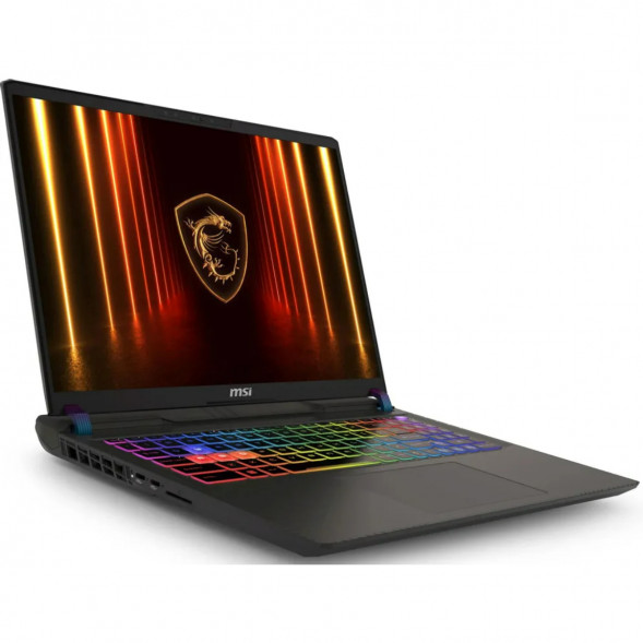 Ноутбук MSI Vector A16 HX A8WHG-033XRU (16&amp;quot;, IPS, AMD Ryzen 9 8940HX 2.4ГГц, 16-ядерный, 16ГБ DDR5, 1ТБ SSD, NVIDIA GeForce RTX 5070 Ti 12 ГБ, без ОС), серый космос в Тольятти