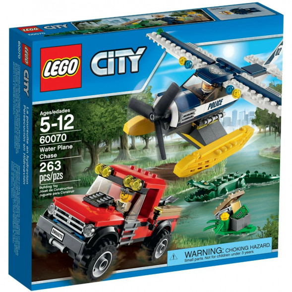 Конструктор LEGO City 60070 Погоня на полицейском гидроплане в Тольятти