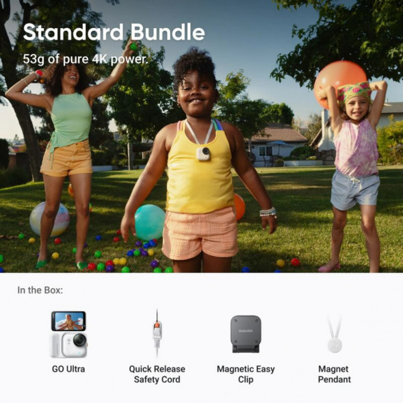 Экшн-камера Insta360 GO Ultra Standard Bundle, White в Тольятти