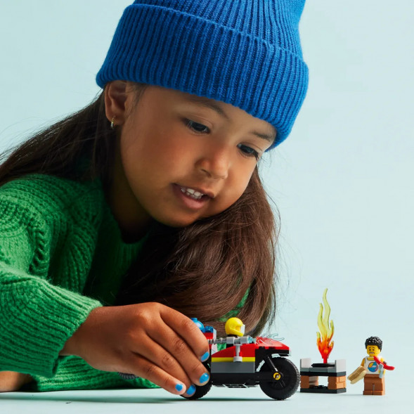 Конструктор LEGO City 60410 Пожарно-спасательный мотоцикл в Тольятти