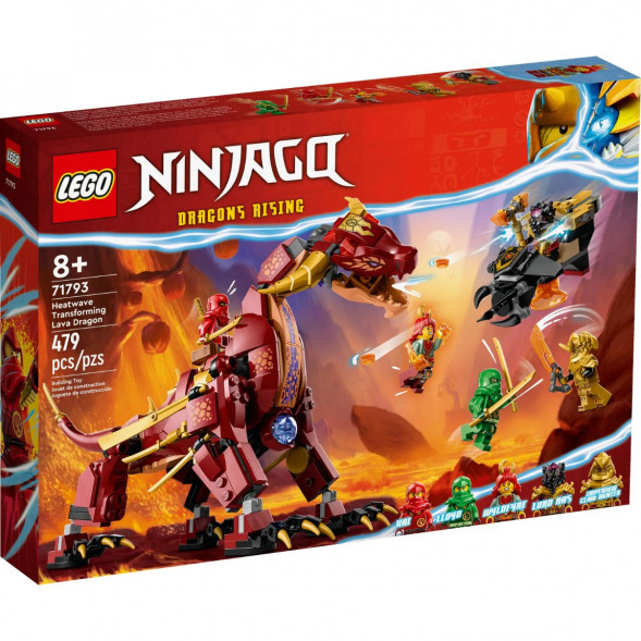 Конструктор LEGO Ninjago 71793 Лавовый дракон-трансформер в Тольятти