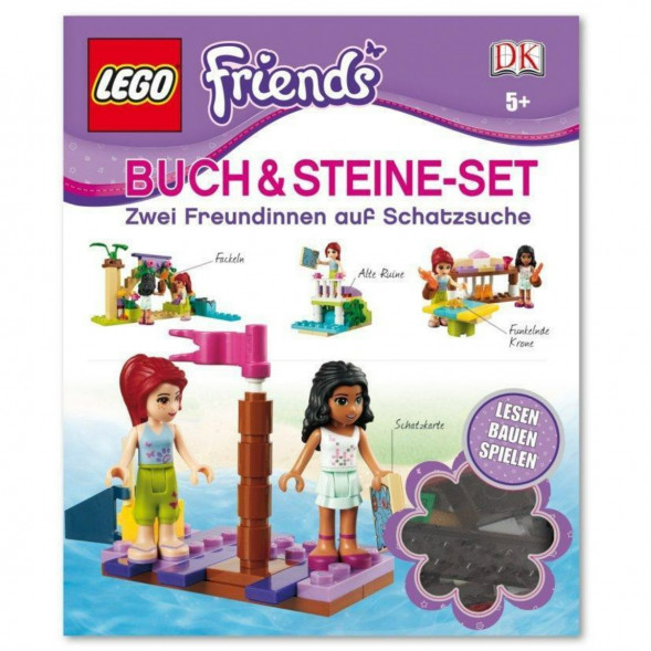 Книга и набор кубиков LEGO Friends Buch &amp;amp; Steine-Set Zwei Freundinnen auf Schatzsuche в Тольятти
