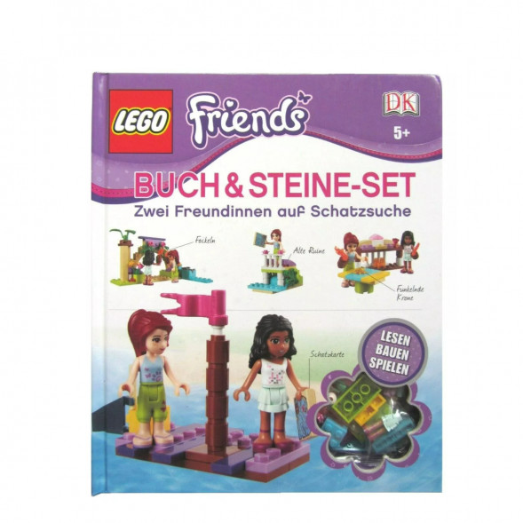 Книга и набор кубиков LEGO Friends Buch &amp;amp; Steine-Set Zwei Freundinnen auf Schatzsuche в Тольятти