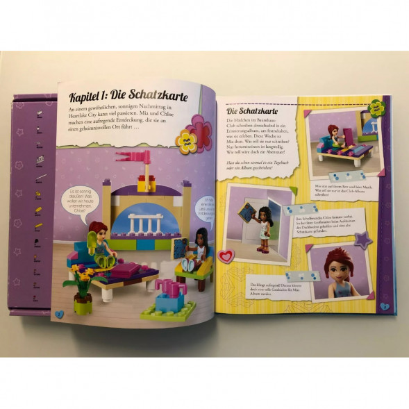 Книга и набор кубиков LEGO Friends Buch &amp;amp; Steine-Set Zwei Freundinnen auf Schatzsuche в Тольятти