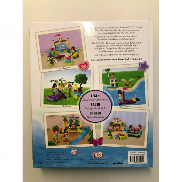 Книга и набор кубиков LEGO Friends Buch &amp;amp; Steine-Set Zwei Freundinnen auf Schatzsuche в Тольятти