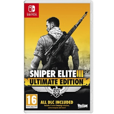 Игра Sniper Elite 3 Ultimate Edition для Nintendo Switch, картридж в Тольятти