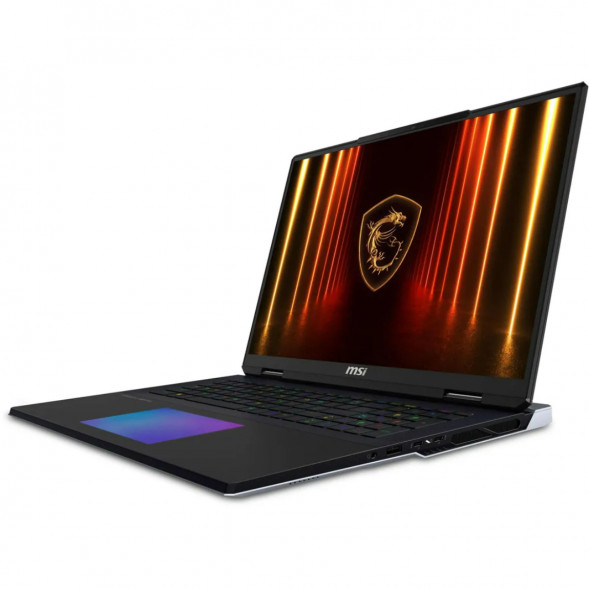 Ноутбук MSI Titan 18 HX AI A2XWJG-206RU (18&amp;quot;, IPS, Intel Core Ultra 9 285HX 2.8ГГц, 24 ядра, 64ГБ DDR5, 4ТБ SSD, NVIDIA GeForce RTX 5090 24 ГБ, Windows 11 Home), черный в Тольятти