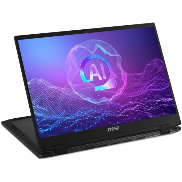 Ноутбук трансформер MSI Summit Pro 16 AI A2HVETG-084RU (16&amp;quot;, IPS, Intel Core Ultra 9 285H 2.9ГГц, 16 ядер, 32ГБ LPDDR5, 1ТБ SSD, NVIDIA GeForce RTX 4050 - 6 ГБ, Windows 11 Pro), черный в Тольятти