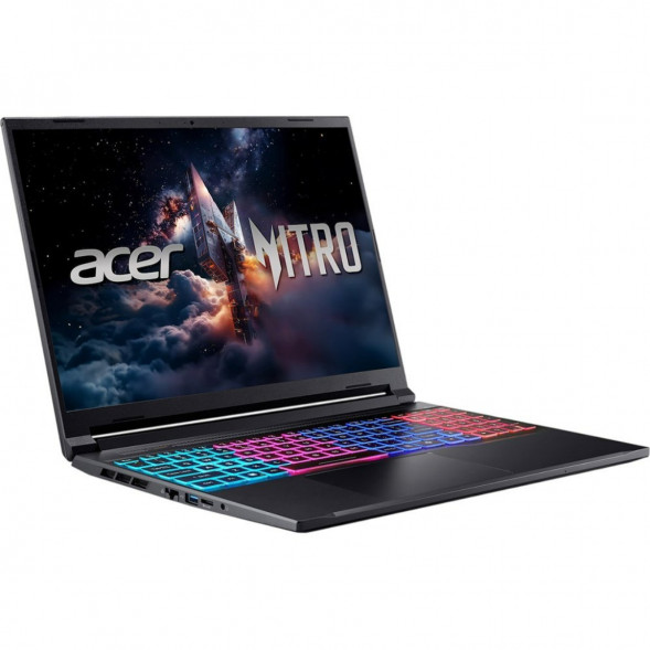 Ноутбук Acer Nitro V 16S ANV16S-71-71MF (16&amp;quot;, IPS, Intel Core 7 240H 2.5ГГц, 10 ядер, 16Гб DDR5, 1Тб SSD, RTX 5060 8Гб, Windows 11 Pro), черный в Тольятти