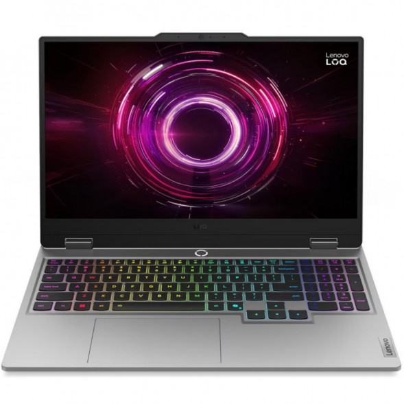 Ноутбук Lenovo LOQ 15AHP10 (83JG003DPB) (15.6&amp;quot;,  IPS, AMD Ryzen 5 220, 6 ядер, 16 ГБ DDR5, SSD 512 ГБ, NVIDIA GeForce RTX 5050 - 8 ГБ, без ОС), серый в Тольятти