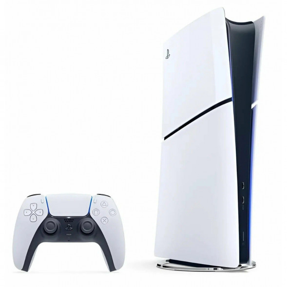 Игровая приставка Sony PlayStation 5 Slim 825 ГБ без дисковода, белый в Тольятти