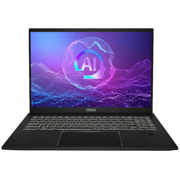 Ноутбук трансформер MSI Summit Pro 16 AI A2HVETG-085RU (16&amp;quot;, IPS, Intel Core Ultra 7 255H 2ГГц, 16 ядер, 32ГБ LPDDR5, 1ТБ SSD, NVIDIA GeForce RTX 4050 - 6 ГБ, Windows 11 Pro), черный в Тольятти