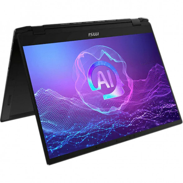 Ноутбук трансформер MSI Summit Pro 16 AI A2HVETG-085RU (16&amp;quot;, IPS, Intel Core Ultra 7 255H 2ГГц, 16 ядер, 32ГБ LPDDR5, 1ТБ SSD, NVIDIA GeForce RTX 4050 - 6 ГБ, Windows 11 Pro), черный в Тольятти