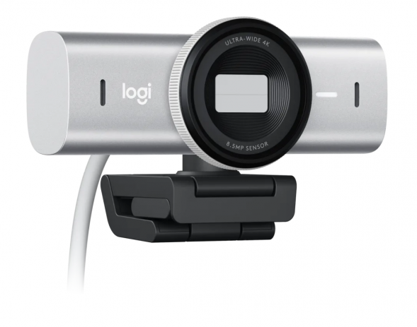 Веб-камера Logitech MX Brio 4K, Pale Grey в Тольятти