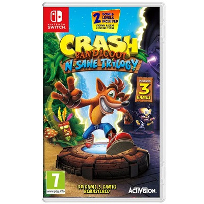 Игра Crash Bandicoot N-Sane Trilogy для (Switch, английский язык) в Тольятти