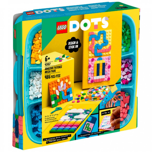 Конструктор LEGO DOTS 41957 Большой набор пластин-наклеек с тайлами в Тольятти