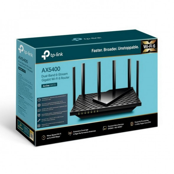 Роутер TP-LINK Archer AX73 (AX5400) в Тольятти