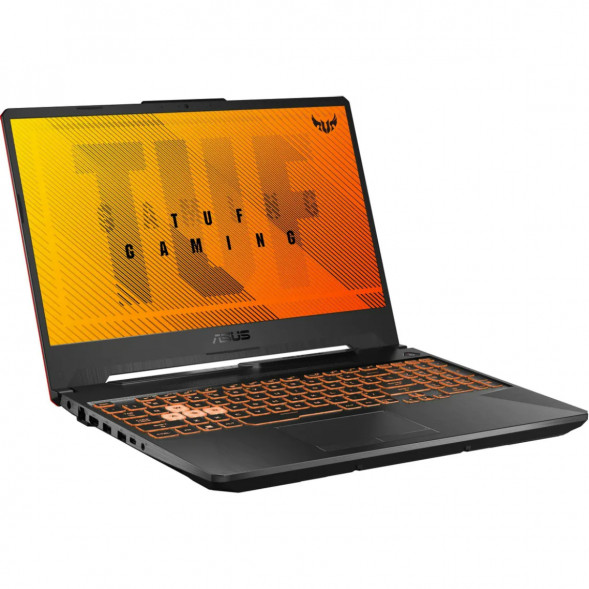 Ноутбук ASUS TUF Gaming A15 FA506NCG-HN330 (15.6&amp;quot;, IPS, AMD Ryzen 7 8845HS 3.8ГГц, 8-ядерный, 16ГБ DDR5, 512ГБ SSD, NVIDIA GeForce RTX 3050 - 4 ГБ, без ОС), черный в Тольятти