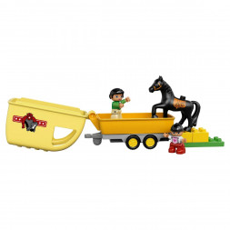 Конструктор LEGO DUPLO Town 10807 Трейлер для лошадок