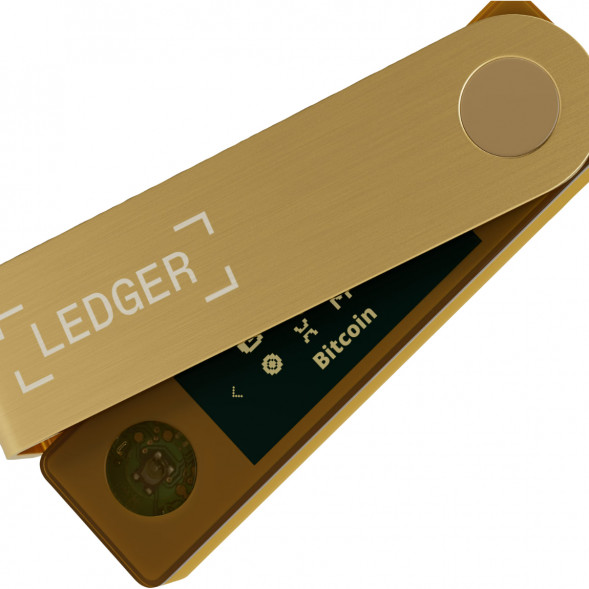 Аппаратный криптокошелек Ledger Nano X, Gold в Тольятти