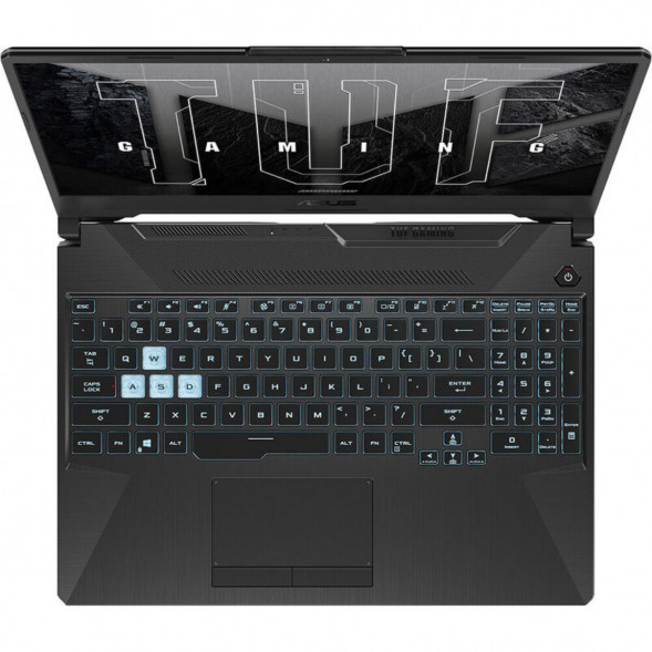 Ноутбук ASUS TUF Gaming A15 FA506NCG-HN199W (15.6&amp;quot;, IPS, AMD Ryzen 7 7445HS 3.2 ГГц, 6 ядер, 16 ГБ DDR5, SSD 512 ГБ, GeForce RTX 3050, Windows 11 Home), черный в Тольятти