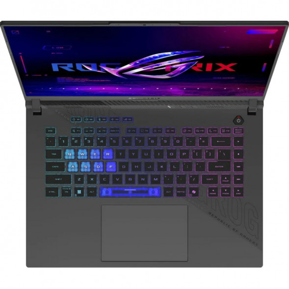 Ноутбук ASUS ROG Strix G16 G614PR-RV090 (16&amp;quot;, IPS, AMD Ryzen 9 8940HX 2.4ГГц, 16 ядер, 32ГБ DDR5, 1ТБ SSD, 	 NVIDIA GeForce RTX 5070 Ti - 12 ГБ, TGP 140Вт, без ОС), серый в Тольятти