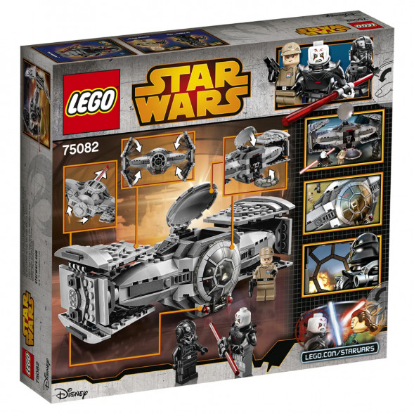 Конструктор LEGO Star Wars 75082 Улучшенный Прототип TIE Истребителя в Тольятти