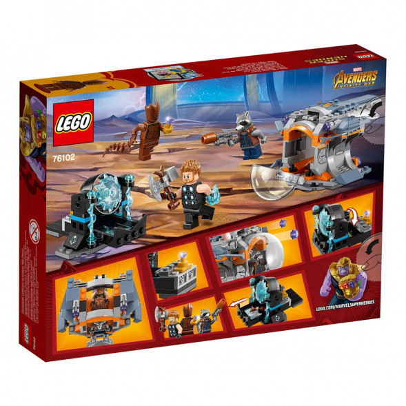 Конструктор LEGO Super Heroes 76102 Война бесконечности: В поисках оружия Тора в Тольятти