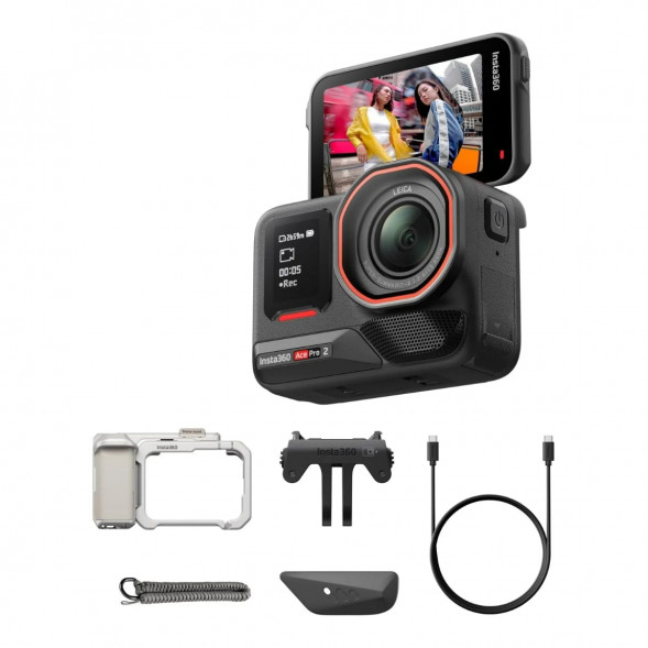 Экшн-камера Insta360 Ace Pro 2 Single Battery Xplorer Bundle, Silver в Тольятти