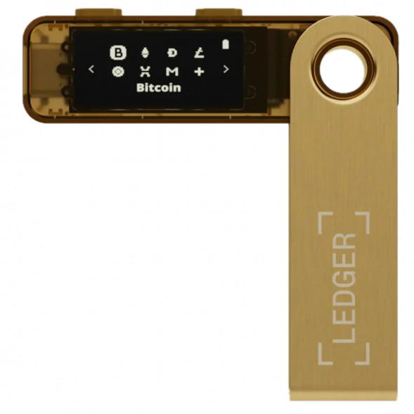 Криптокошелек Ledger Nano S Plus 1 шт., золотой в Тольятти
