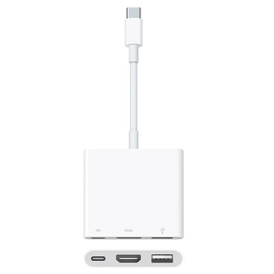 Адаптер Apple USB-C Digital AV Multiport Adapter, бел, MUF82ZM/A в Тольятти