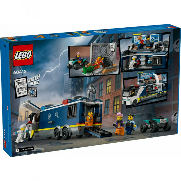 Конструктор LEGO City 60418 Полицейский грузовик криминалистической лаборатории в Тольятти