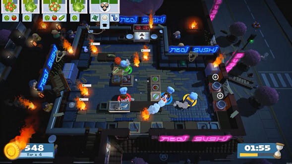 Игра Overcooked &amp;amp; Overcooked 2 [Nintendo Switch, английская версия] в Тольятти
