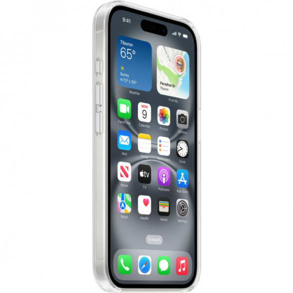 Чехол Apple Clear Case with MagSafe для iPhone 16, прозрачный (MA6A4ZM/A) в Тольятти