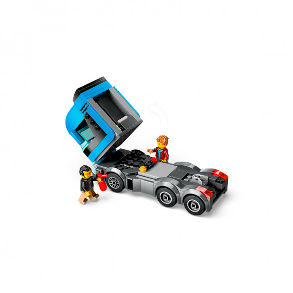 Конструктор LEGO City 60408 Грузовик-автовоз со спортивными автомобилями в Тольятти
