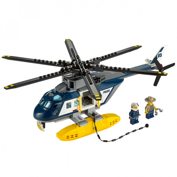 Конструктор LEGO City 60067 Погоня на полицейском вертолёте в Тольятти