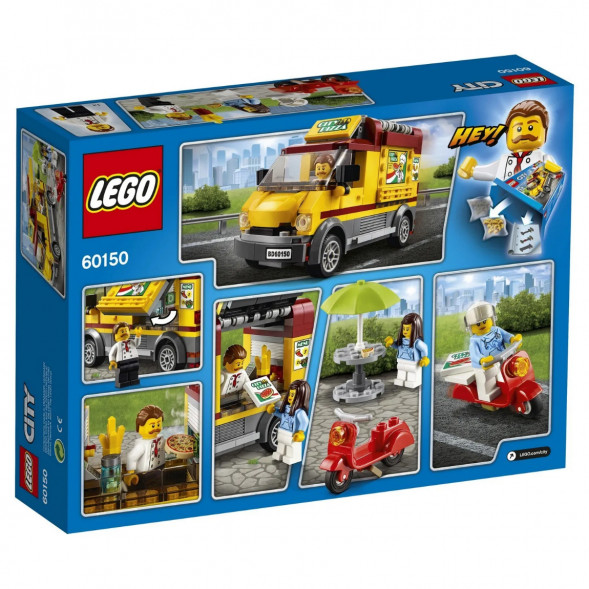 Конструктор LEGO City Great Vehicles 60150 Фургон-пиццерия в Тольятти