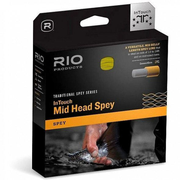 Леска RIO InTouch Mid Head Spey 10/11F 785gr, Green/Orange/Straw в Тольятти