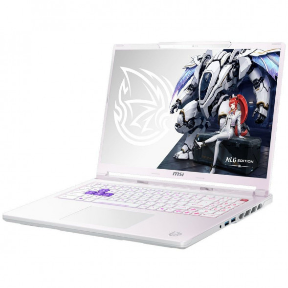 Ноутбук MSI Crosshair A16 HX MLG Edition E8WFK-090XRUY (16&amp;quot;, IPS, AMD Ryzen 9 8940HX 2.4ГГц, 16 ядер, 16ГБ DDR5, 1ТБ SSD, NVIDIA GeForce RTX 5060 - 8 ГБ, без ОС), белый в Тольятти