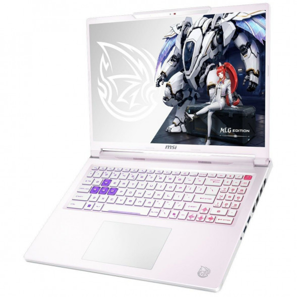 Ноутбук MSI Crosshair A16 HX MLG Edition E8WFK-090XRUY (16&amp;quot;, IPS, AMD Ryzen 9 8940HX 2.4ГГц, 16 ядер, 16ГБ DDR5, 1ТБ SSD, NVIDIA GeForce RTX 5060 - 8 ГБ, без ОС), белый в Тольятти