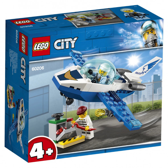 Конструктор LEGO City Police 60206 Воздушная полиция: патрульный самолет в Тольятти