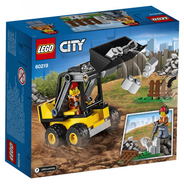 Конструктор LEGO City Great Vehicles 60219 Строительный погрузчик в Тольятти