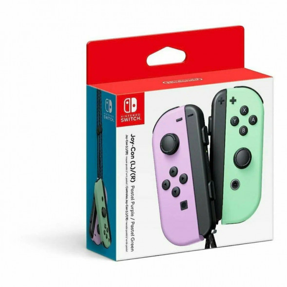 Геймпад Nintendo Switch Joy-Con controllers Duo, пастельный пурпурный / пастельный зеленый в Тольятти