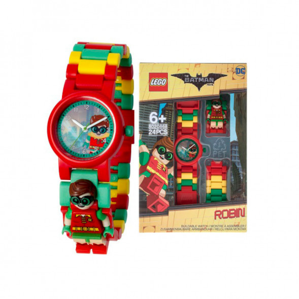 Часы LEGO Super Heroes 8020868 Batman Movie Робин с минифигуркой в Тольятти