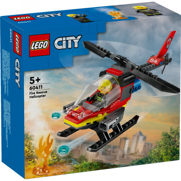 Конструктор LEGO City 60411 Пожарно-спасательный вертолет в Тольятти