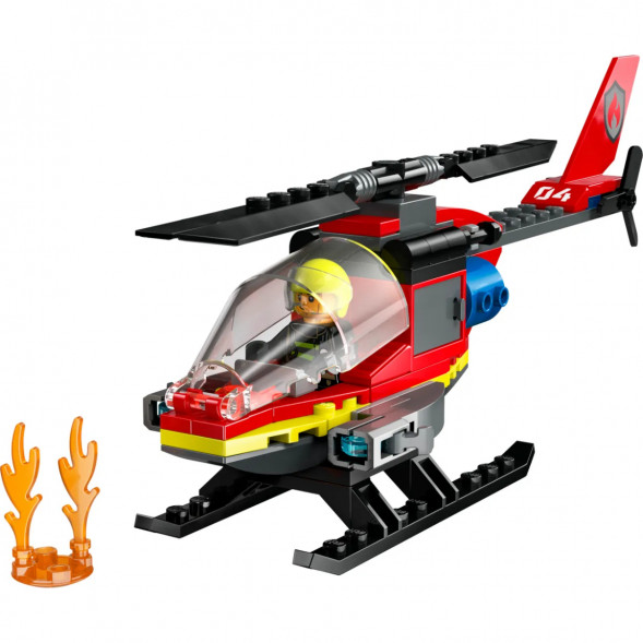 Конструктор LEGO City 60411 Пожарно-спасательный вертолет в Тольятти